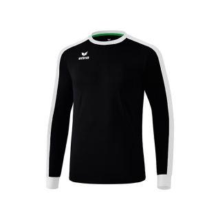 Erima Sport-Langarmshirt Trikot Retro Star (100% Polyester) schwarz/weiss Herren